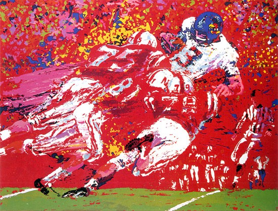 Leroy Neiman Black Shirts, Nebraska Suite